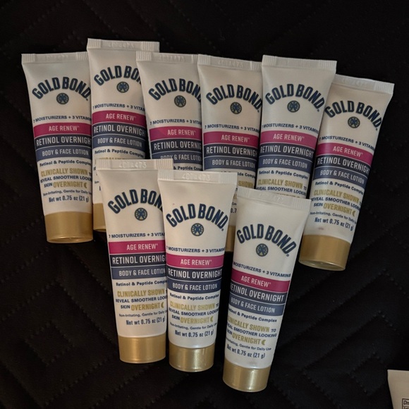 Other - Gold Bond Retinol Overnight Lotion Set 9 total mini 0.75oz tubes